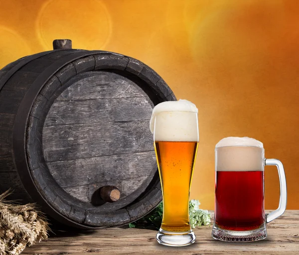 Stilleven met een tapbier — Stockfoto