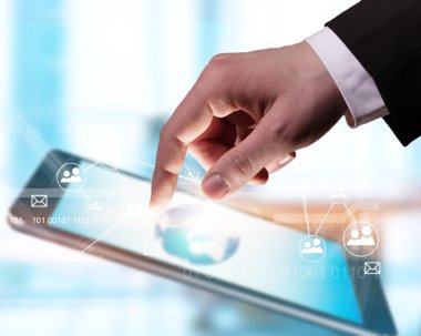 Dijital tablet dokunmadan el