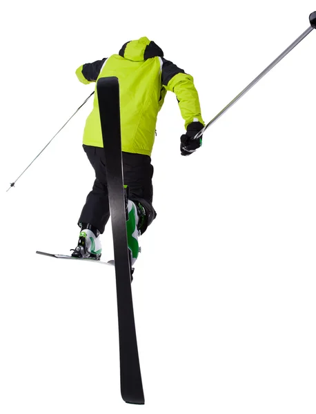 Man skier freestyler jumping — Stock Photo, Image