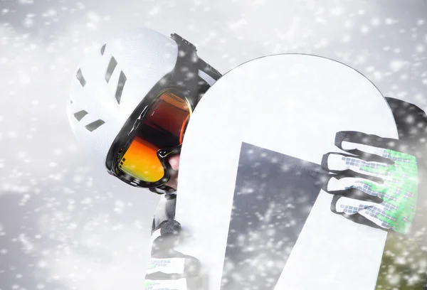 Ritratto snowboarder — Foto Stock