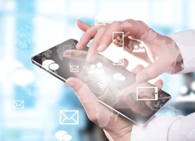 Dijital tablet dokunmadan el
