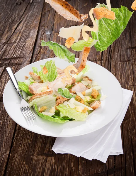 Salată Cezar proaspătă — Fotografie, imagine de stoc