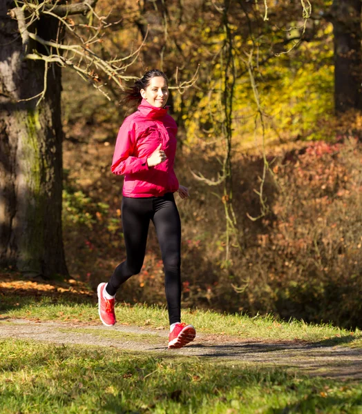 Healthy fit woman runner... — Stock Photo, Image