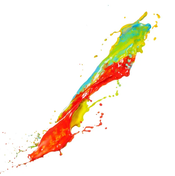 Splash χρώμα αφηρημένη — Φωτογραφία Αρχείου