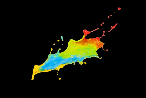착 색 된 액체 스플래시 — 스톡 사진