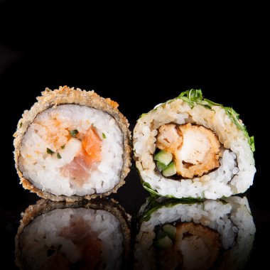 Japon deniz ürünleri sushi set.