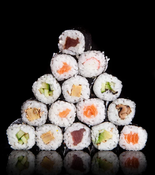 Japanese seafood sushi set. — Stock Photo, Image