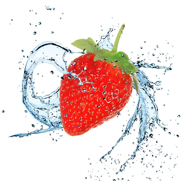 Fruta fresca con agua salpicada — Foto de Stock
