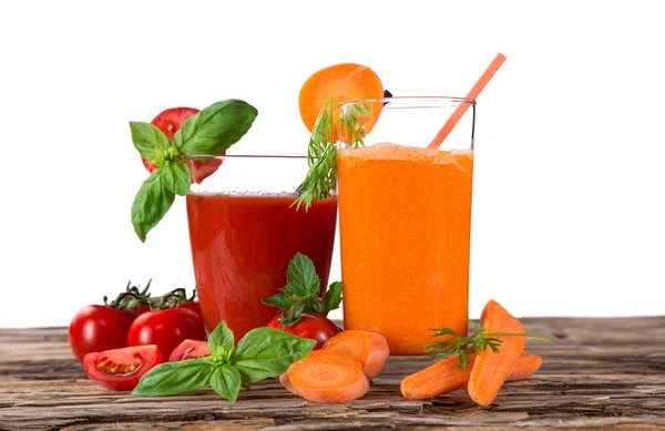 Frischer Saft Mix Früchte. — Stockfoto