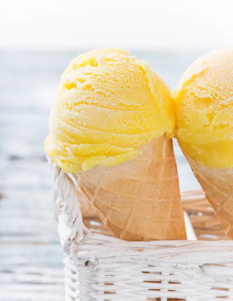 Tasty ice creams — Stok fotoğraf