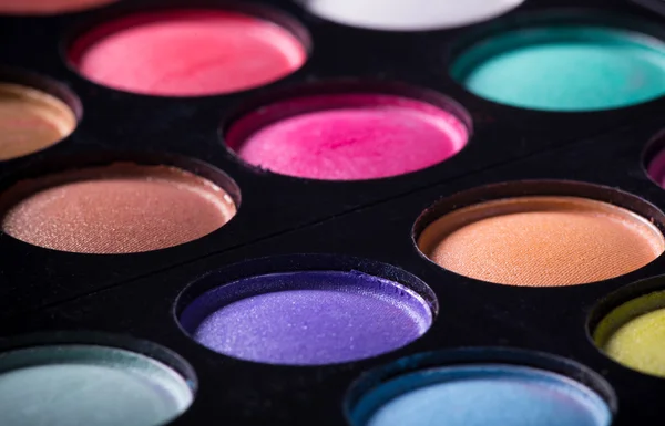 Multicolored eye shadows. — Stock Photo, Image