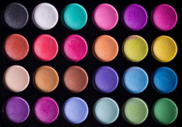 Veelkleurige eye shadows. — Stockfoto