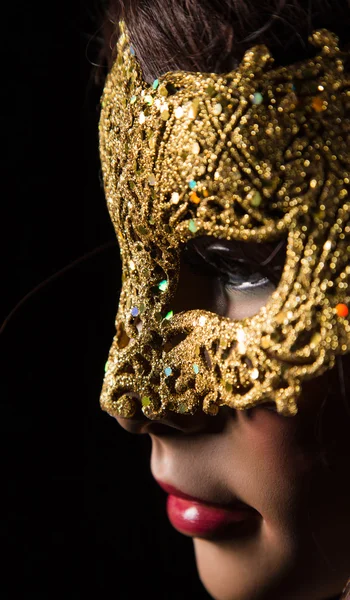 Colorata maschera di carnevale veneziano — Foto Stock