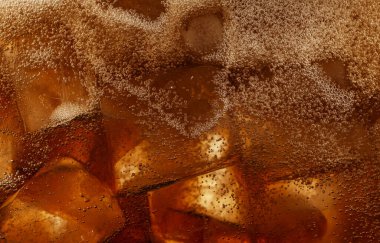 Kola ile buz küpleri, Macro Shot.