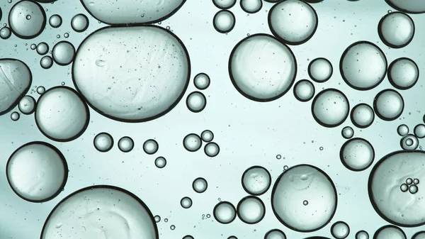 Moving Bubbles on Light Background — Stock Photo, Image