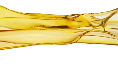 Beyaz Arkaplanda Akan Yağ