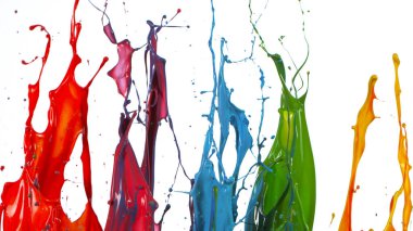 Dans eden renklerin hareketlerini dondur