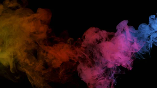 Abstract Atmospheric Colored Smoke, Close-up. — Foto Stock