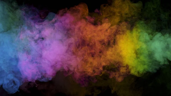 Abstract Atmospheric Colored Smoke, Close-up. — Stock Photo, Image