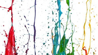 Freeze motion of dancing colors