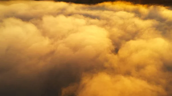 Aerial View Morning Clouds Sunrise — Stock Photo, Image