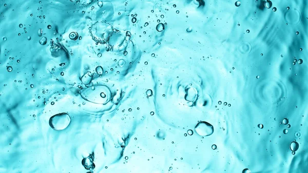 Freeze Motion Shot Water Splash Sobre Fondo Negro —  Fotos de Stock