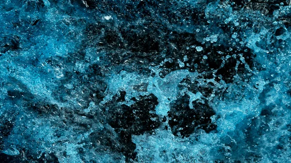 Freeze Motion Shot Water Splash Black Background — Stock Photo, Image