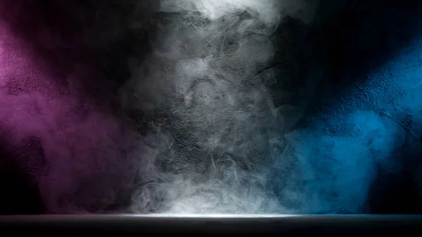 Neonowy Dym Atmosferyczny Abstrakcyjne Tło Zbliżenie — Zdjęcie stockowe