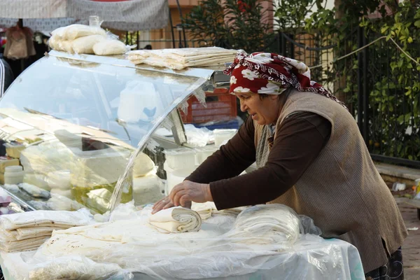 Gozleme τουρκική ψωμί — Φωτογραφία Αρχείου