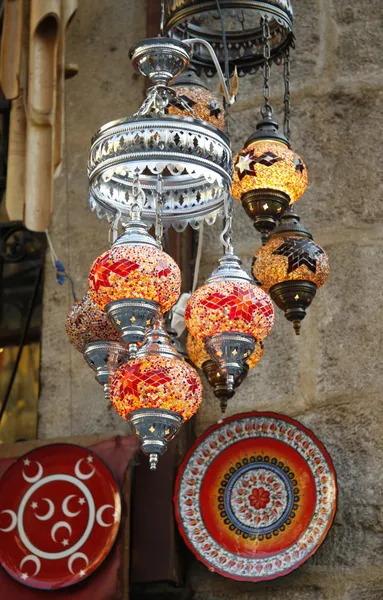Восточные турецкие лампы — стоковое фото