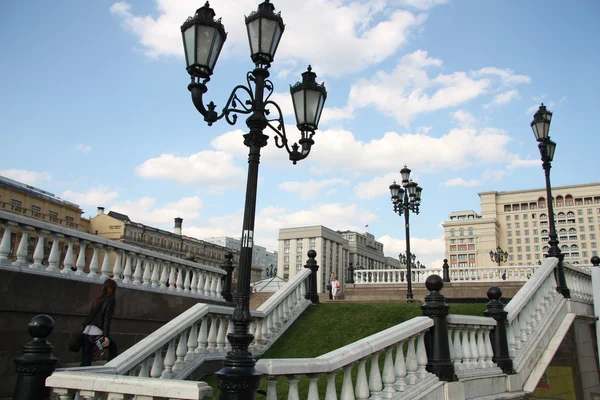 Escadas de Manezhnaya Square, Moscou — Fotografia de Stock