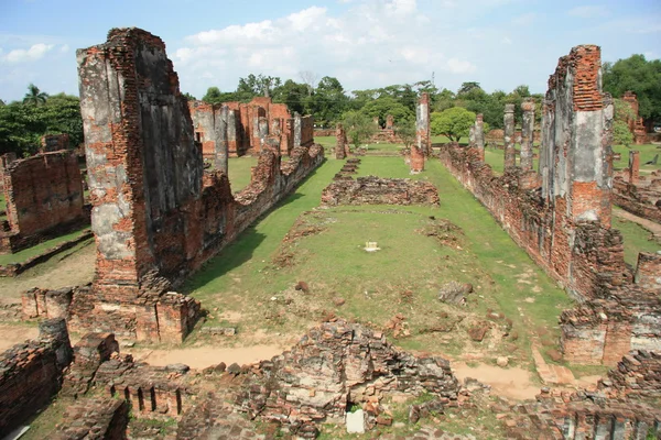 Ancient ruins of Ayutthaya in Thailand — Stock Photo, Image