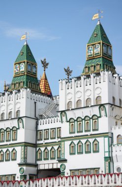 kulelerin izmaylovskiy Kremlin'in, Moskova, Rusya