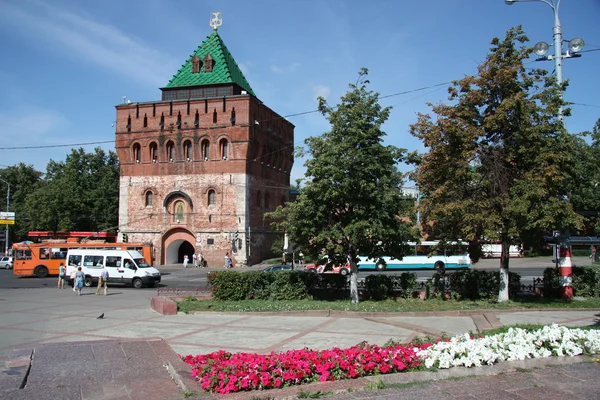 Dmitrovskaya věž Nižnij novgorod Kreml — Stock fotografie