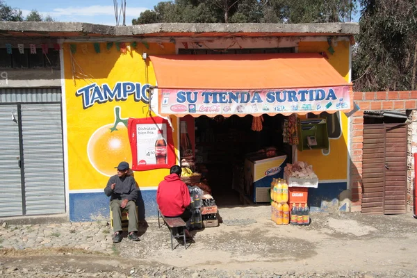 Gıda kiosk, la paz, Bolivya — Stok fotoğraf