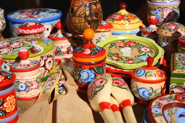 Traditional Russian souvenirs — Stock Photo, Image