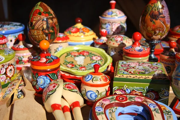 Traditional Souvenirs from Russia — Stok fotoğraf