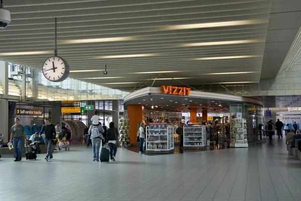 Letiště schiphol v Amsterdamu — Stock fotografie