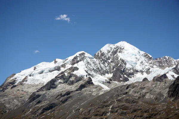 Κορυφή του βουνού illampu — Φωτογραφία Αρχείου