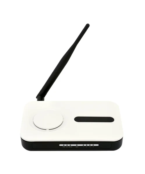 Witte router — Stockfoto