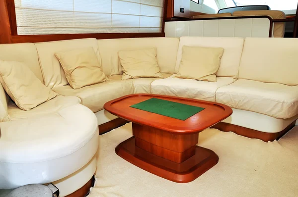 Interior yacht — Stock Photo, Image