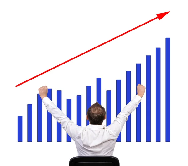 Růstový graf — Stock fotografie