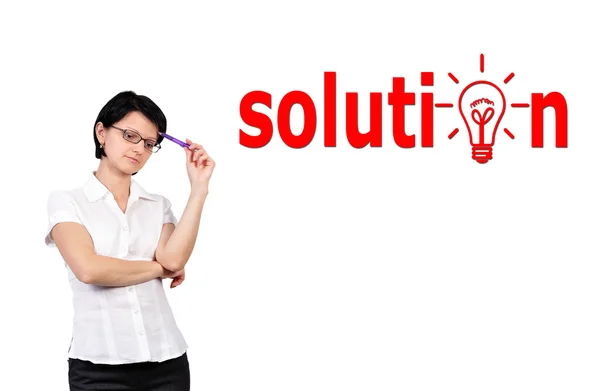 Concepto de solución — Foto de Stock