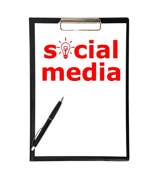 Social media — Stock Photo, Image