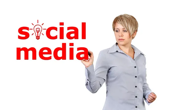 Sociale media — Stockfoto