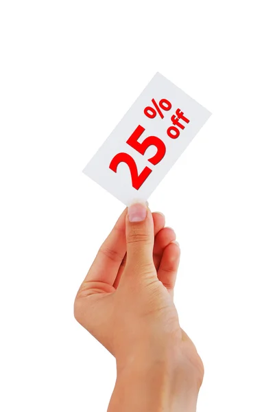 Discount card — Stock Photo, Image