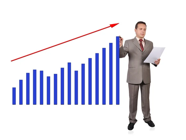 Gráfico de crecimiento — Foto de Stock