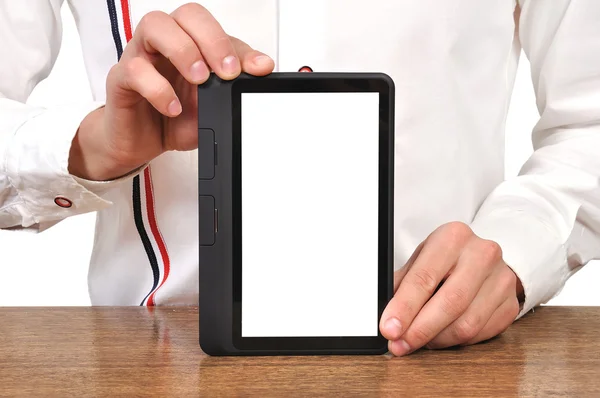 Tablet digitale in mano — Foto Stock