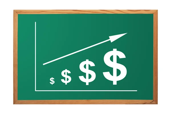 Growth chart — Stock Photo, Image