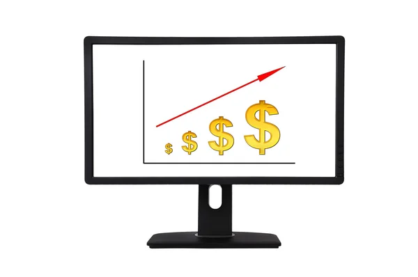 Monitor de ordenador — Foto de Stock